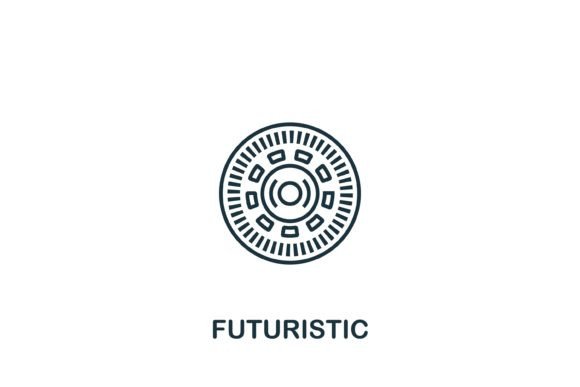 Futuristic Icon: A Modern Symbol for Your Brand