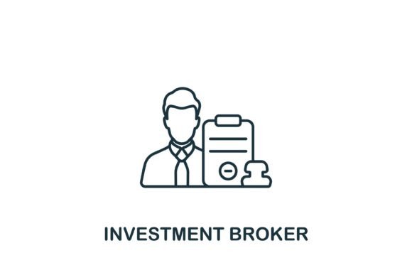 Investment Broker Icon: A Versatile Design Element