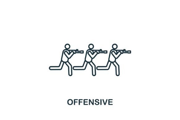 Offensive Icon: A Bold Symbol for Modern Design Projects