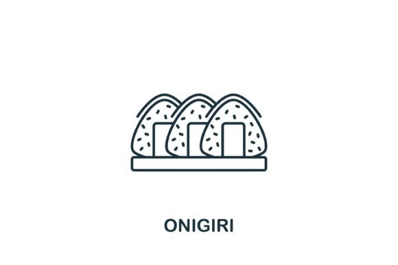 Onigiri Icon: A Versatile Fast Food Symbol for Modern Design