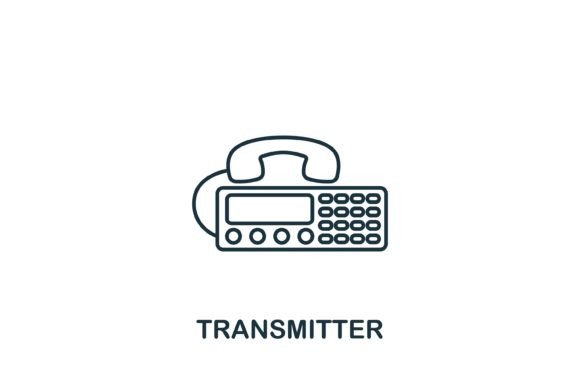 Transmitter Icon: A Versatile Element for Web and Graphic Design